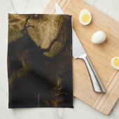 Legende van Headless Horseman Halloween Ghost Theedoek (Quarter Fold)