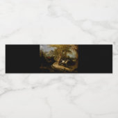 Legende van Headless Horseman Halloween Ghost Waterfles Etiket (Enkel label)