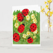 Legende van het Lieveheersbeestje Kaart (Gele Bloem)