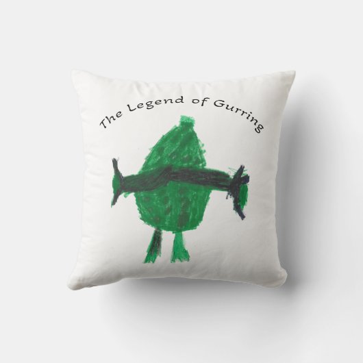 Legende van het Sierkussen van Gurring Kind (Achterkant)