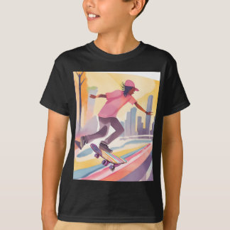 Legende van het skateboard t-shirt