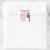 Legende van het snoeprietbekken kerst vierkante sticker (Tas)