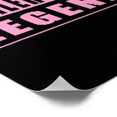 Legende van het trailerpark Grappig 1 Poster (Hoek)