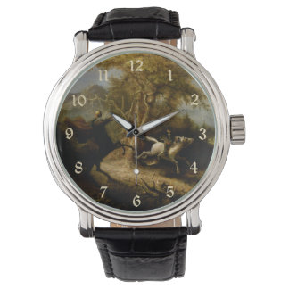 Legende van Hoofdloze Ruiter Halloween Geest Horloge