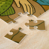 Legende van Mathilde en de Forel van Orval, België Legpuzzel (Zijkant)