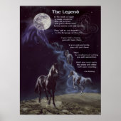 Legende van paarden poster (Voorkant)