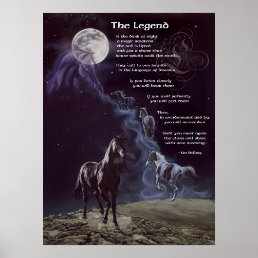 Legende van paarden poster (Voorkant)
