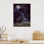 Legende van paarden poster (Keuken)