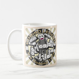 Legende van Sock Monkey Domino  Koffiemok
