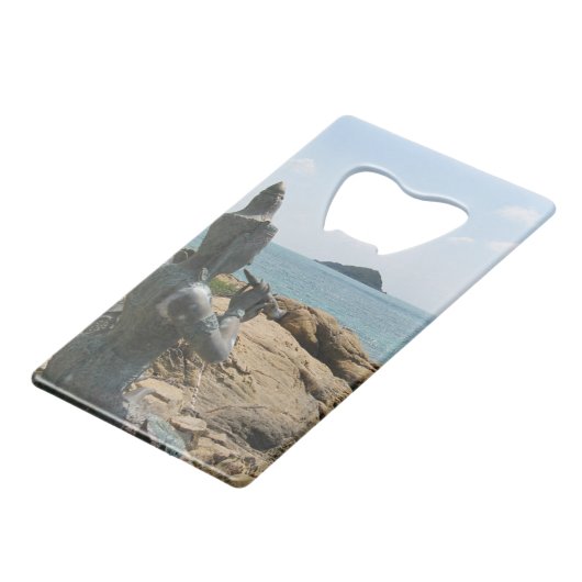 Legende van Sudsakorn ... Sattahip, Thailand Creditkaart Flessenopener (Voorkant Gekanteld)