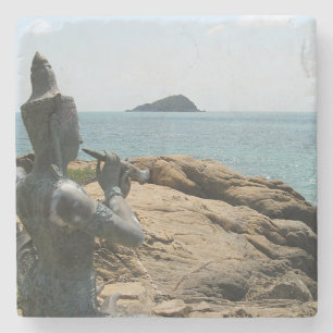 Legende van Sudsakorn ... Sattahip, Thailand Stenen Onderzetter