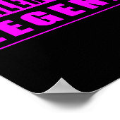 Legende van trailerpark is grappig  poster (Hoek)