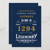 Legende Verjaardag Kaart (Voorkant / Achterkant)