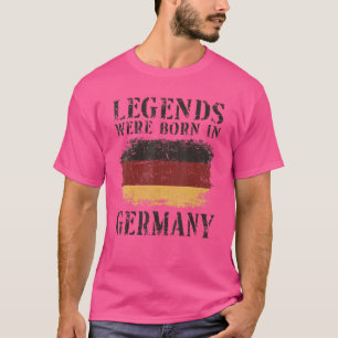 Legenden over vintage Duitse vlaggen werden in Dui T-shirt