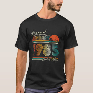 Legenden sinds januari 1985 Retro 40e Geboorte T-shirt