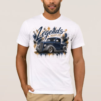 Legenden sterven nooit Klassieke Truck T-shirt 