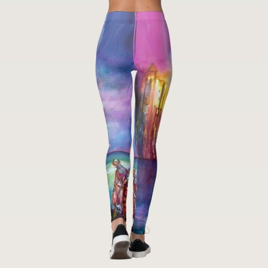 LEGENDEN VAN MAGISCHE EN MYSTERY,KNIGHTS VAN PENDR LEGGINGS (Achterkant)