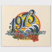 legenden werden geboren in 1973 cadeaupapier (Vlak)