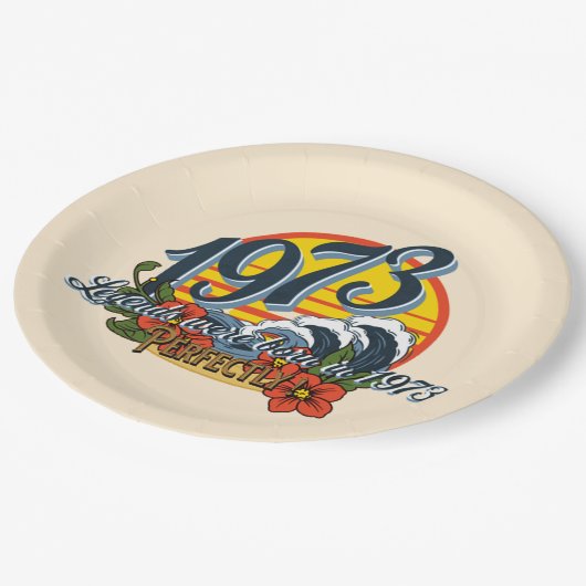 legenden werden geboren in 1973 papieren bordje (Gekanteld)