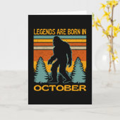Legenden worden geboren in oktober Bigfoot Kaart (Gele Bloem)