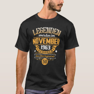 Legenden wurden im November 1963 geboren T-shirt