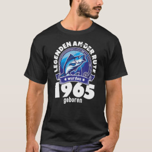 Legendes Aan De Hengel Geboren In 1965 voor Visser T-shirt
