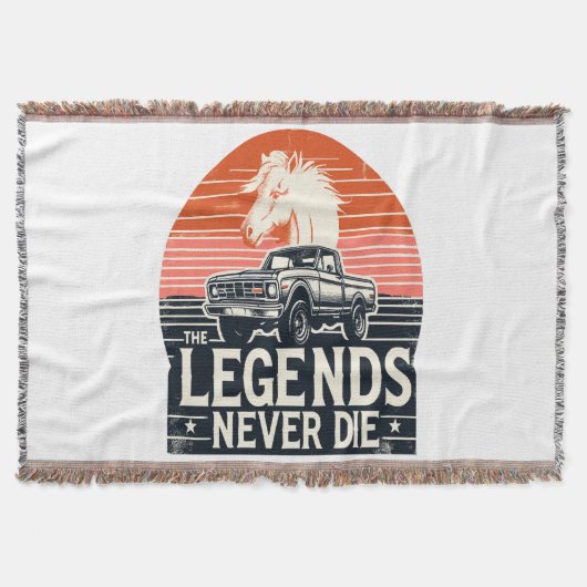 Legendes gaan nooit dood deken (Voorkant)