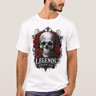 legendes gaan nooit dood t-shirt