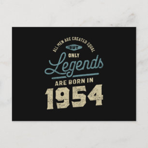 Legendes Sinds 1954 Verjaardagscadeau Briefkaart