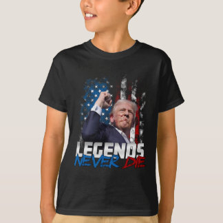 Legendes sterven nooit - President Donald J. Trump T-shirt