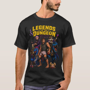 Legendes van de Kerker Epische Fantasy Avontuur T-shirt
