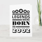 Legendes Waren Geboren Kaart (Voorkant)