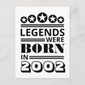 Legendes werden geboren briefkaart (Voorkant)