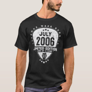 Legendes werden geboren in juli 2006   Gitaar T-shirt