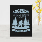 Legendes worden geboren in december kaart (Gele Bloem)