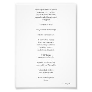 Legendes zijn misleidend 5x7 literair poëzieprint foto afdruk