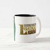 Legendlore V2 koffiemok Tweekleurige Koffiemok (Voorkant rechts)