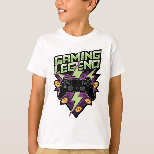 Legendontwerp voor games t-shirt (Voorkant)
