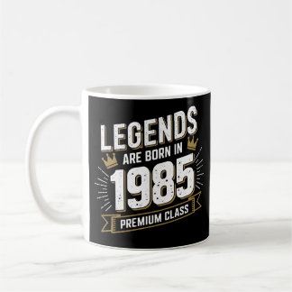 Legends Are Born in 1985 - Premium Verjaardagscade Koffiemok