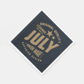 Legends Are Born in July Original Quality Servet (Hoek)