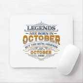 Legends Are Born In October 1992 Womens Birthday C Muismat (Met muis)