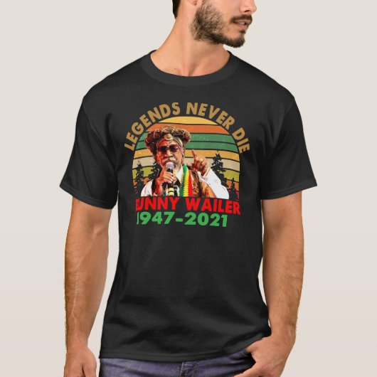 LEGENDS DIE BUNNY WAILER TRENDY Classic T-Sh T-shirt (Voorkant)