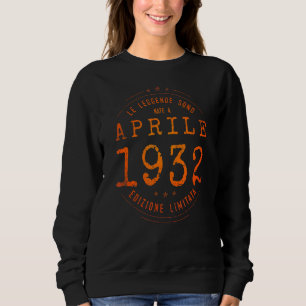 Legends geboren in april 1932 90e verjaardag 90 ja trui
