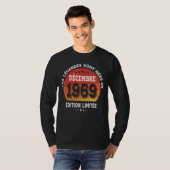 Legends geboren in december 1969 53e verjaardag 53 t-shirt (Voorkant volledig)