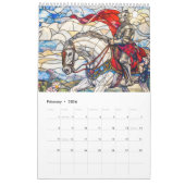 Legends in Glass – Medieval Fantasy Calendar 2026 Kalender (Feb 2026)