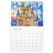 Legends in Glass – Medieval Fantasy Calendar 2026 Kalender (Jan 2026)