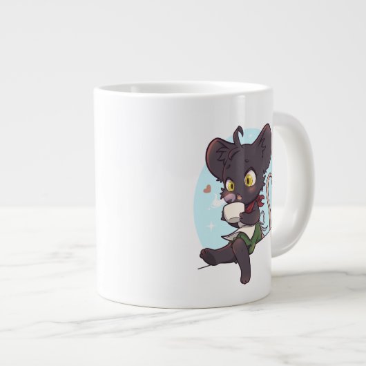 Legends & Lattes Thimble Chibi-Mok Grote Koffiekop (Voorkant rechts)