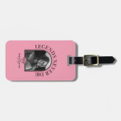 Legends Never Die - De Witte Lotus Bagagelabel (Voorkant horizontaal)