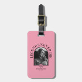 Legends Never Die - De Witte Lotus Bagagelabel (Voorkant verticaal)