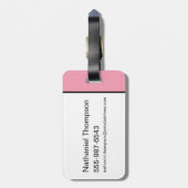 Legends Never Die - De Witte Lotus Bagagelabel (Achterkant verticaal)